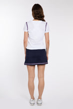 Load image into Gallery viewer, Super Smart Stripes on Navy Skort