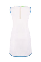 Load image into Gallery viewer, The Emma Dress in Green and Blue trim