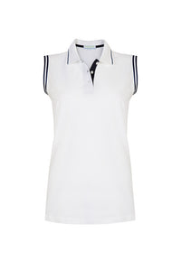 Super Smart Stripes on White Organic Cotton Tennis T-Shirt