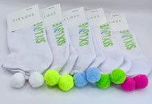 Load image into Gallery viewer, Pom Pom Tennis Socks