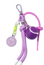 Load image into Gallery viewer, Tennis Bag Ball Charm/Key Ring