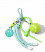 Load image into Gallery viewer, Tennis Bag Ball Charm/Key Ring