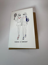 Load image into Gallery viewer, Tennis Girl Card